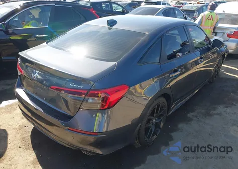 2022 Honda Civic Sport z USA, uszkodzony, nr VIN 2HGFE2F53NH531322